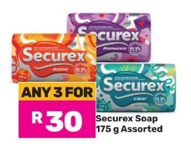 Securex Soap 175 g Assorted
