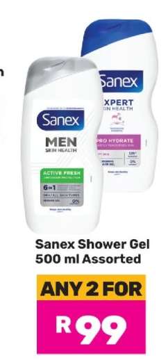 Sanex Shower Gel 500 ml Assorted