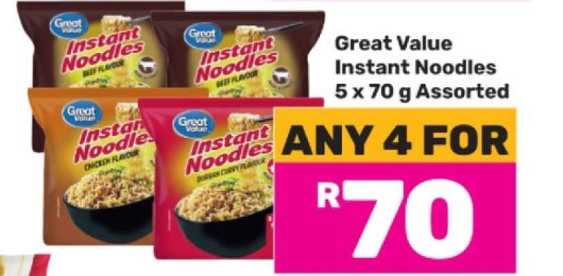 Great Value Instant Noodles