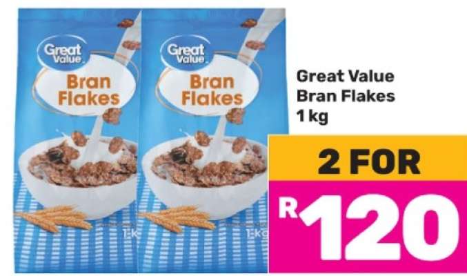 Great Value Bran Flakes 1 kg