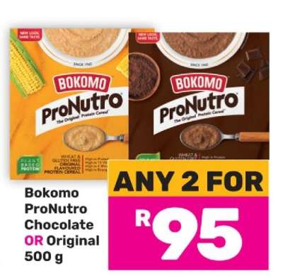 Bokomo ProNutro Chocolate OR Original 500 g