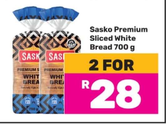 Sasko Premium Sliced White Bread 700 g