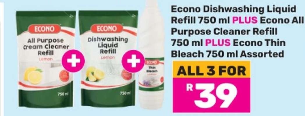 Econo Cleaning Products Bundle