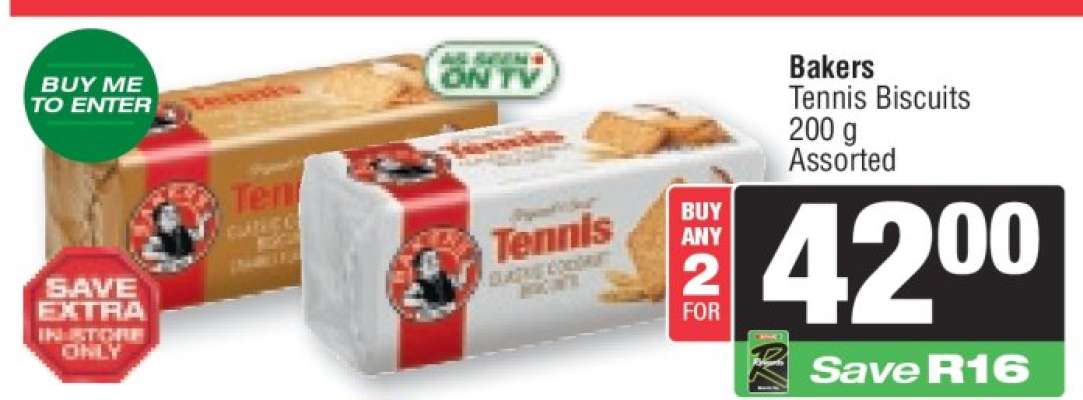 Bakers Tennis Biscuits