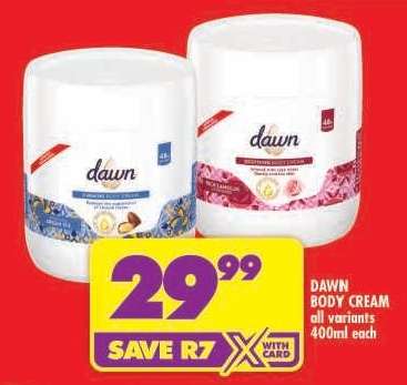 DAWN BODY CREAM