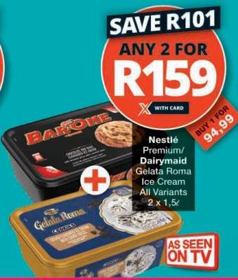 Nestlé Premium/Dairymaid Gelata Roma Ice Cream