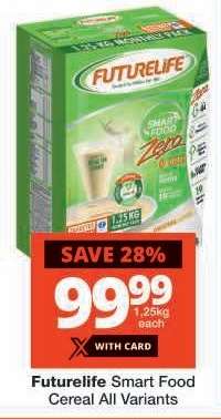 FUTURELIFE SMART FOOD CEREAL all variants