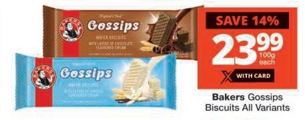 Bakers Gossips Biscuits All Variants