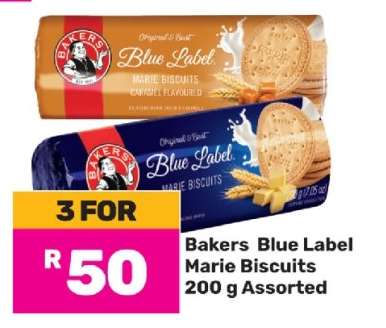 Bakers Blue Label Marie Biscuits