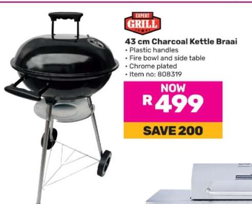 43 cm Charcoal Kettle Braai