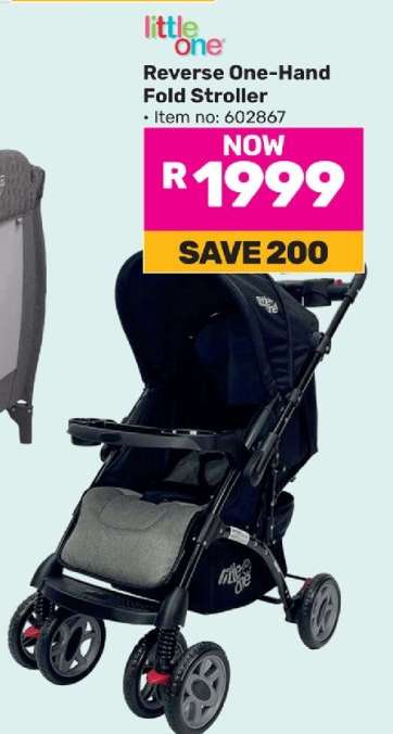 Reverse One-Hand Fold Stroller