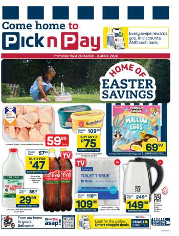 Pick n Pay Supermarket catalogue  - 25/03/2026 - 08/04/2026.