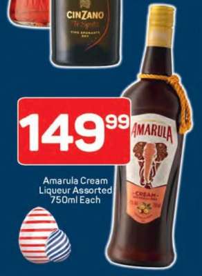 Amarula Cream Liqueur Assorted 750ml Each