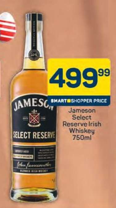 Jameson Select Reserve Irish Whiskey 750ml