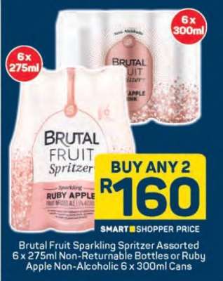 Brutal Fruit Sparkling Spritzer Assorted