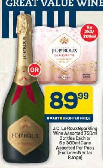 J.C. Le Roux Sparkling Wine Assorted