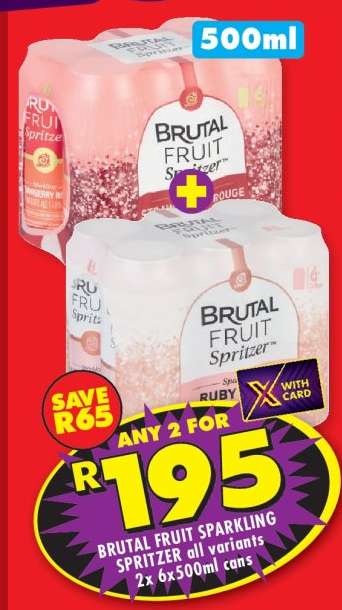 BRUTAL FRUIT SPARKLING SPRITZER all variants