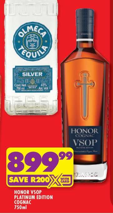 HONOR VSOP PLATINUM EDITION COGNAC 750ml