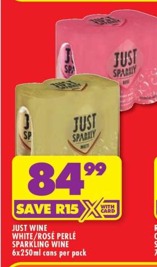 JUST WINE WHITE/ROSÉ PERLÉ SPARKLING WINE