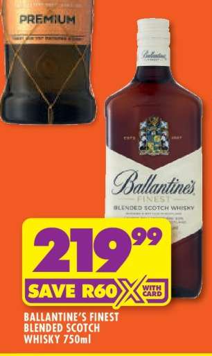 Ballantine's Finest Blended Scotch Whisky 750ml