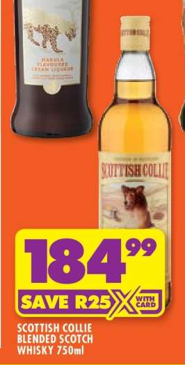 SCOTTISH COLLIE BLENDED SCOTCH WHISKY 750ml