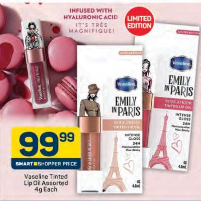 Vaseline Tinted Lip Oil Assorted 4g Each