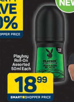 Playboy Roll-On Assorted 50ml Each