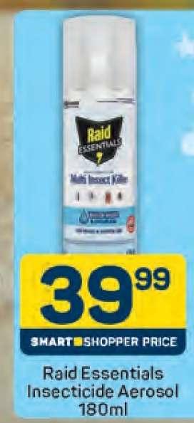 Raid Essentials Insecticide Aerosol 180ml