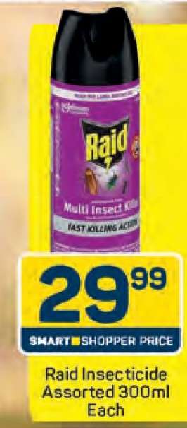 Raid Insecticide Assorted 300ml Each