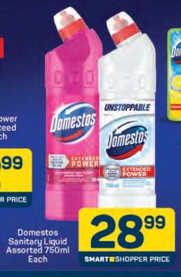 Domestos Sanitary Liquid Assorted 750ml Each