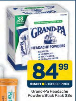 Grand-Pa Headache Powders Stick Pack 38s