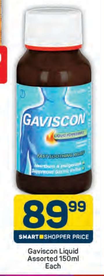 Gaviscon Liquid Assorted 150ml Each
