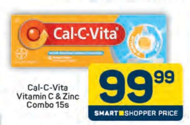 Cal-C-Vita Vitamin C & Zinc Combo 15s