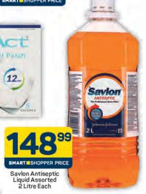 Savlon Antiseptic Liquid Assorted 2 Litre Each