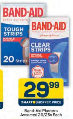 Band-Aid Plasters Assorted 20/25s Each