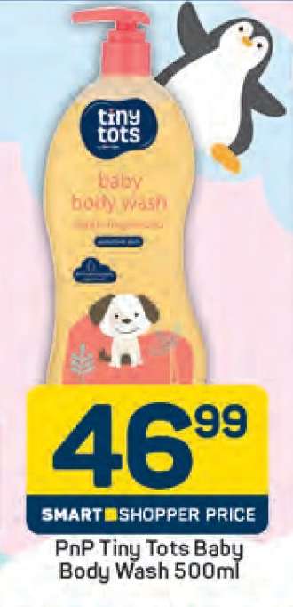 PnP Tiny Tots Baby Body Wash 500ml