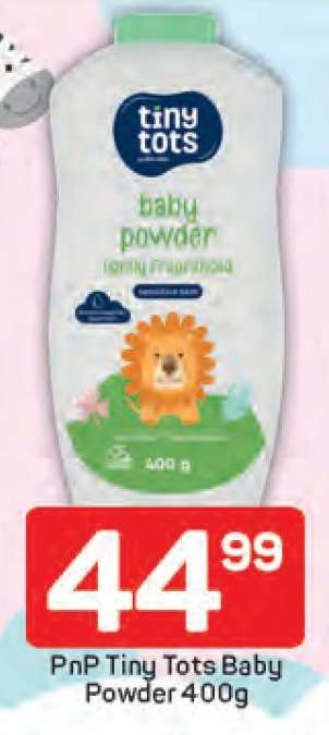 PnP Tiny Tots Baby Powder 400g