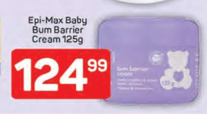 Epi-Max Baby Bum Barrier Cream 125g