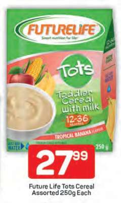 Future Life Tots Cereal Assorted 250g Each