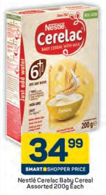 Nestlé Cerelac Baby Cereal Assorted 200g Each