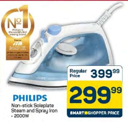 PHILIPS Non-Stick Soleplate Steam and Spray Iron