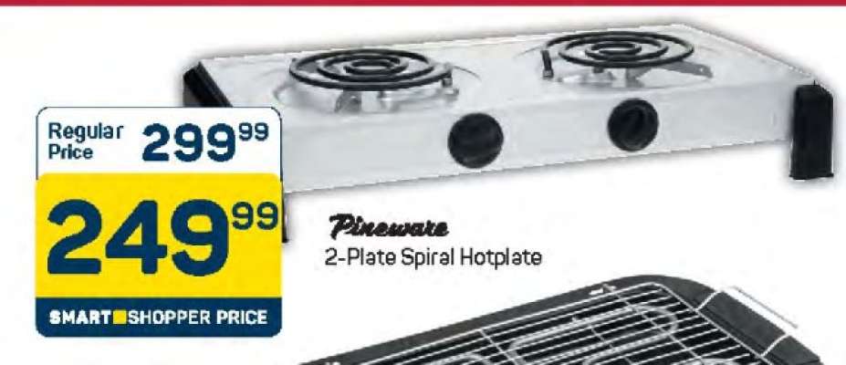 Pineware 2-Plate Spiral Hotplate