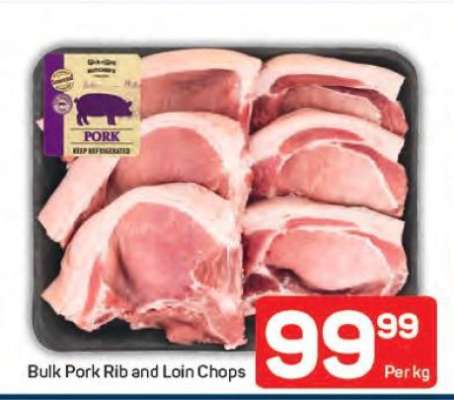 Bulk Pork Rib and Loin Chops