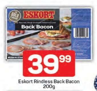 ESKORT Rindless Back Bacon
