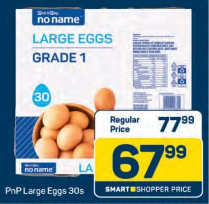 PnP Large Eggs 30s