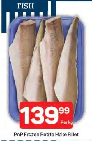 PnP Frozen Petite Hake Fillet