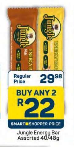 Jungle Energy Bar Assorted 40/48g