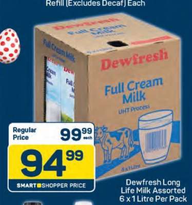 Dewfresh Long Life Milk Assorted