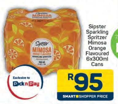 Sipster Sparkling Spritzer Mimosa