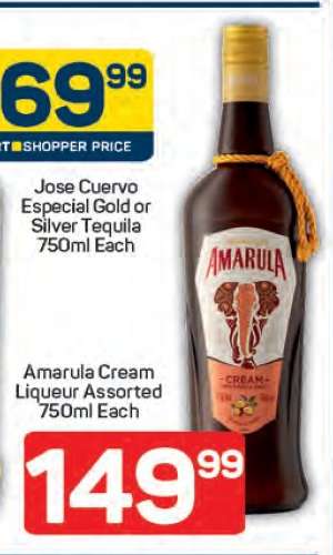 Jose Cuervo Especial Gold or Silver Tequila